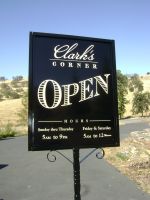 Clark's Stand Sign