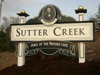 Sutter Creek Entry Sign